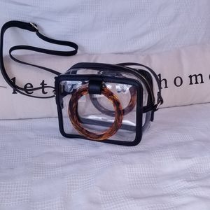 MudPie Clear crossbody bag